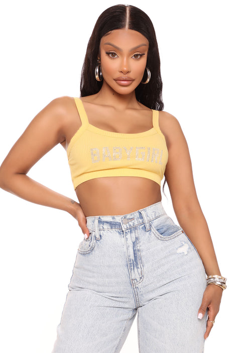fashion nova yellow top