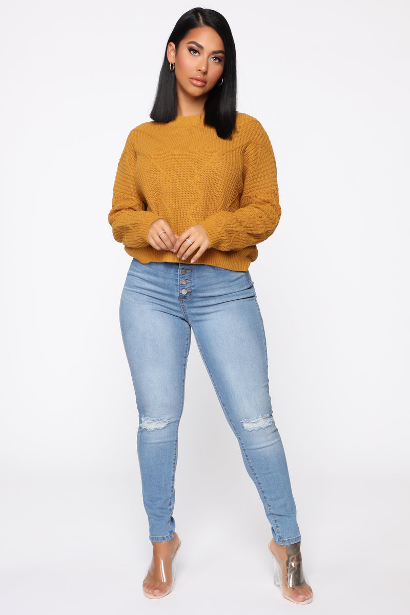 On A Break Sweater - Mustard | Fashion Nova, Sweaters | Fashion Nova