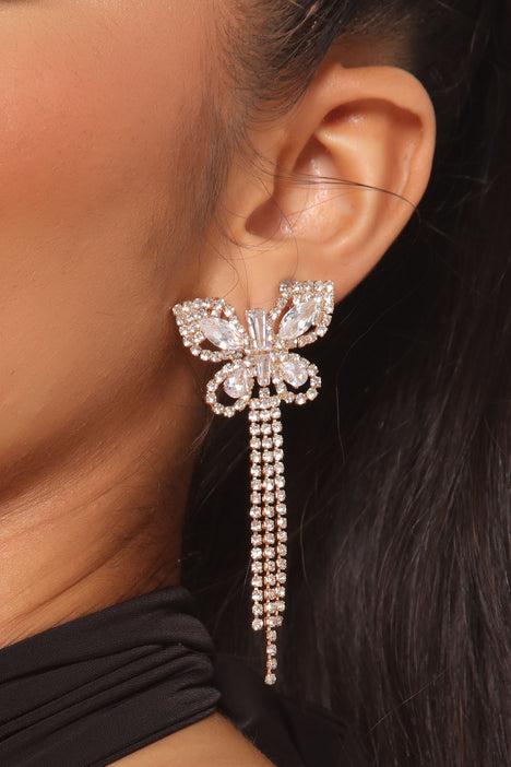 Fashion nova cheap butterfly earrings