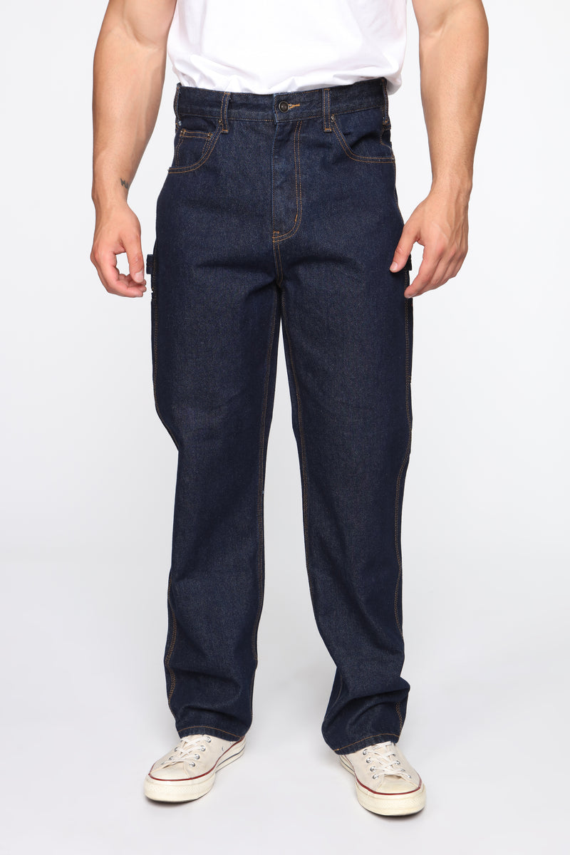 Carlyle Carpenter Pant - Rinse Blue Wash | Fashion Nova, Mens Jeans ...