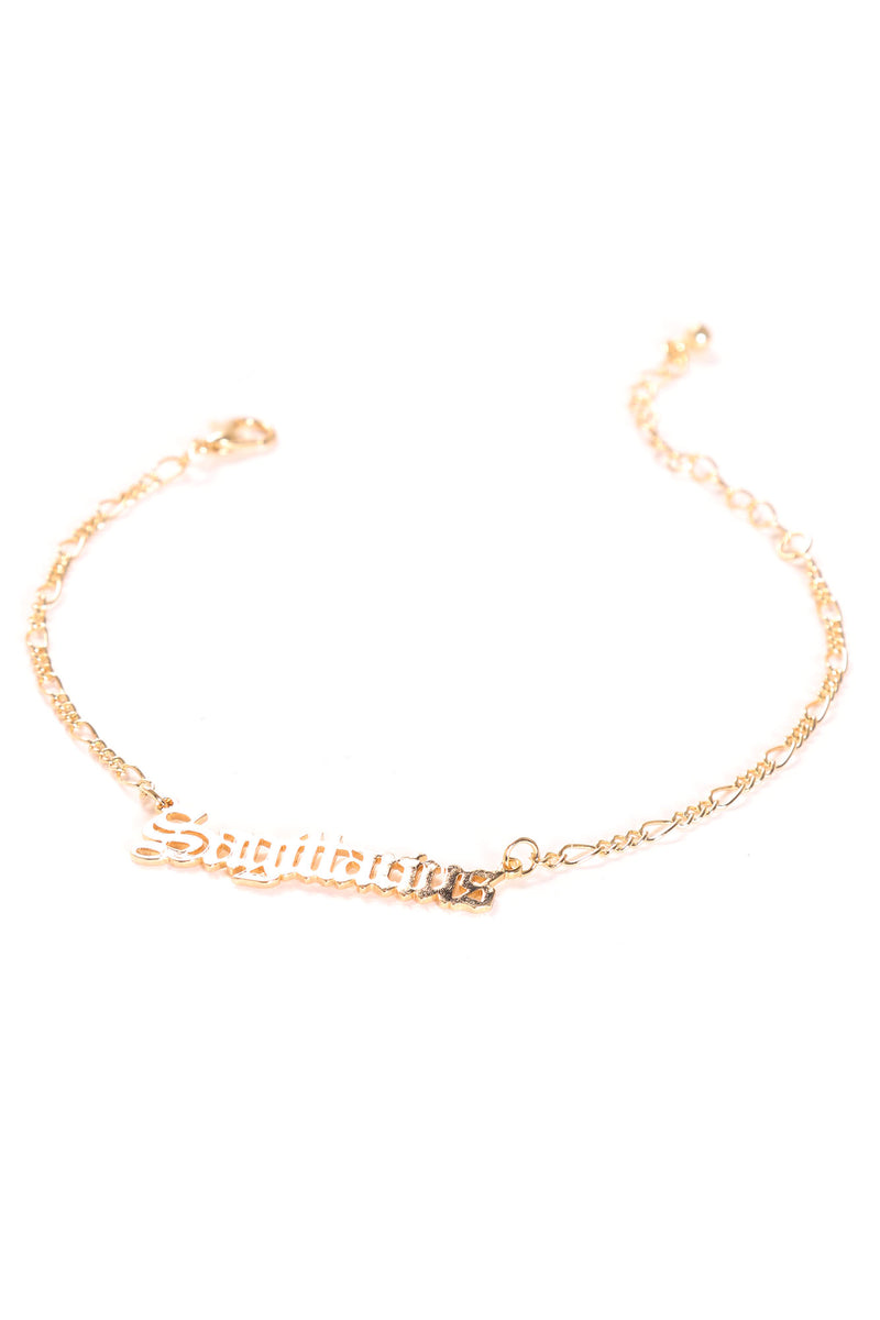 Tell Me Your Sign Sagittarius Anklet - Gold | Fashion Nova, Jewelry ...