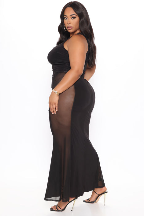 Black maxi on sale dress size 20