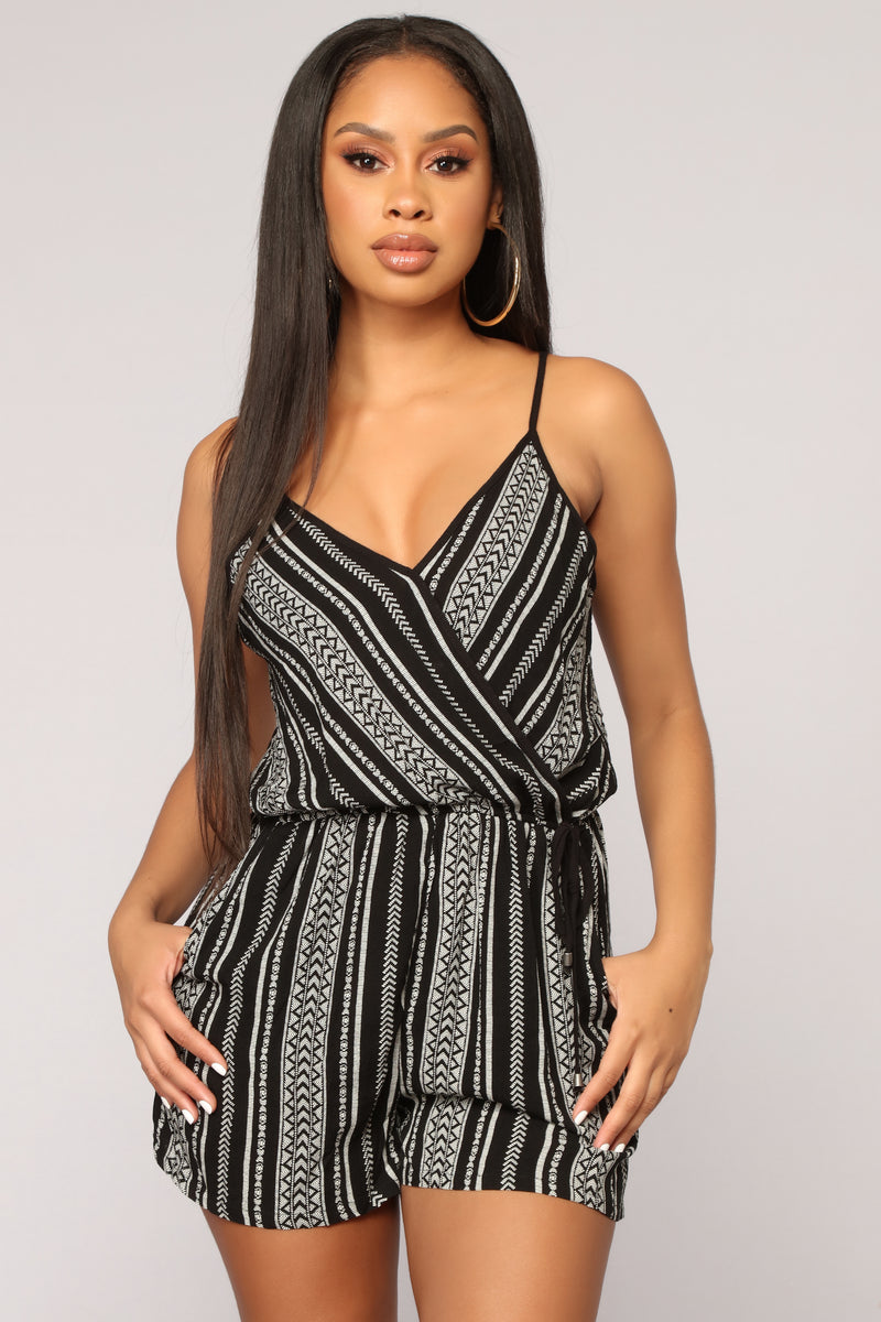 Dancing The Night Away Romper - Black | Fashion Nova, Rompers | Fashion ...