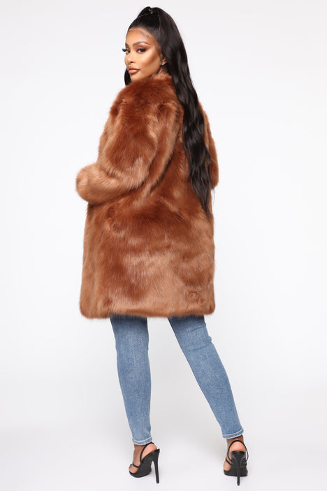 Fashion nova outlet franchesca fur jacket