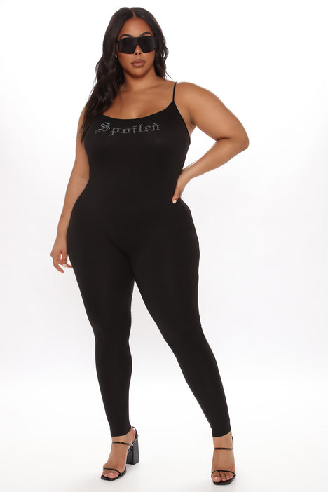 Fashion nova best sale rhinestone jumpsuit