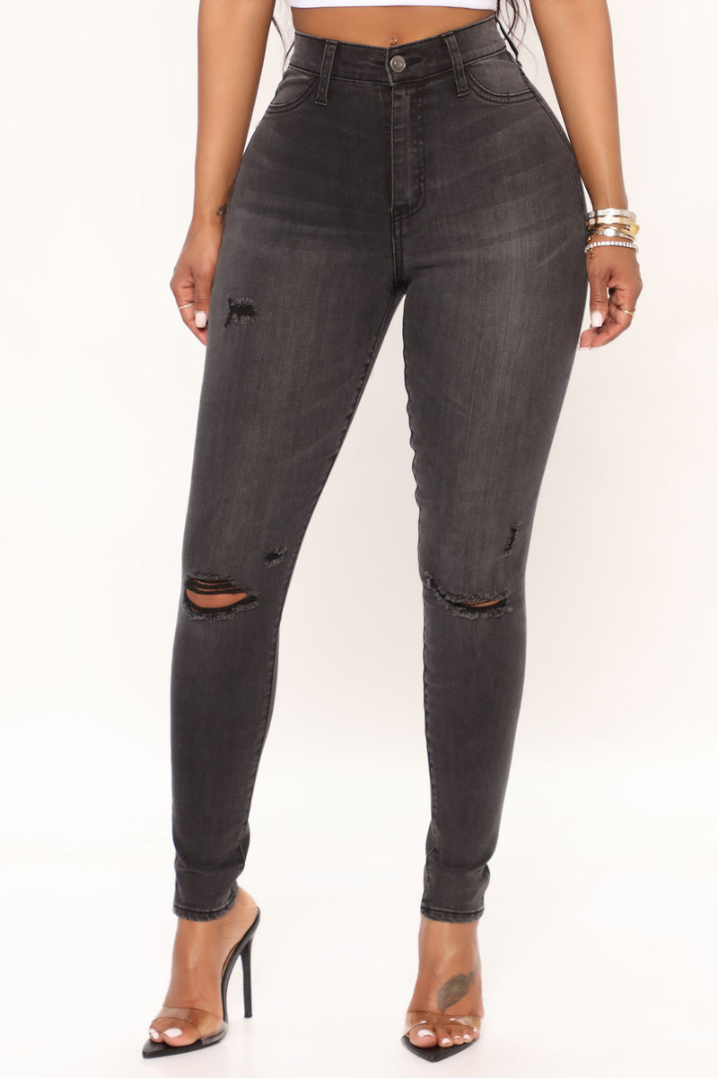 Our Favorite High Rise Skinny Jeans - Grey | Fashion Nova, Jeans ...