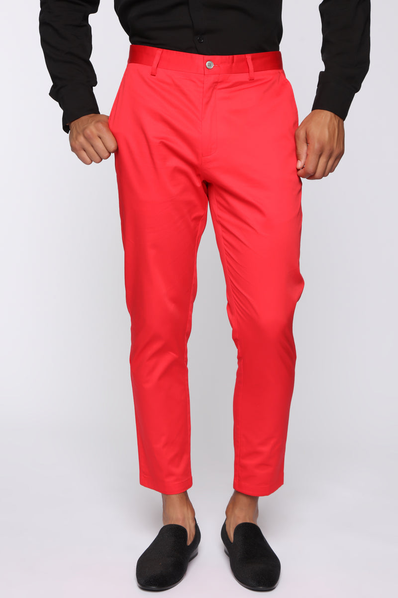 Rick Trouser Pants - Red | Fashion Nova, Mens Pants | Fashion Nova