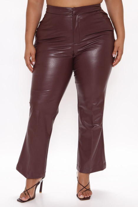 Leather trousers size 18 hotsell