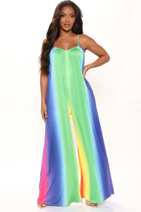 Over The Rainbow Jumpsuit Multi Color