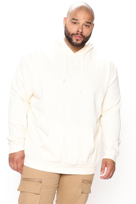 Washing off top white hoodie