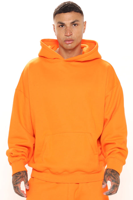 Tyson Oversized Heavyweight Hoodie Orange