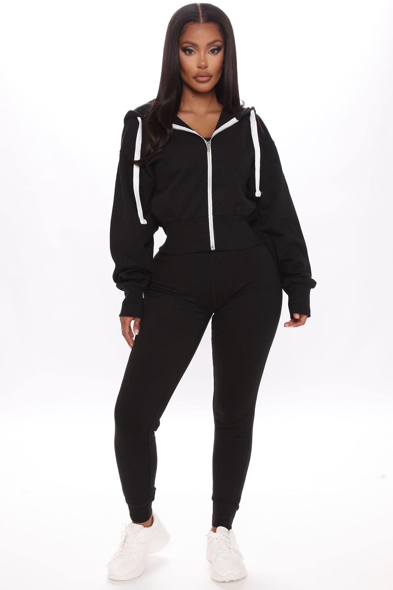 Chill Mode Hoodie And Jogger Set - Black, Fashion Nova, Matching Sets