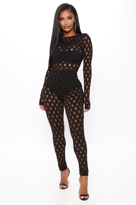 Enough Play Jumpsuit Black