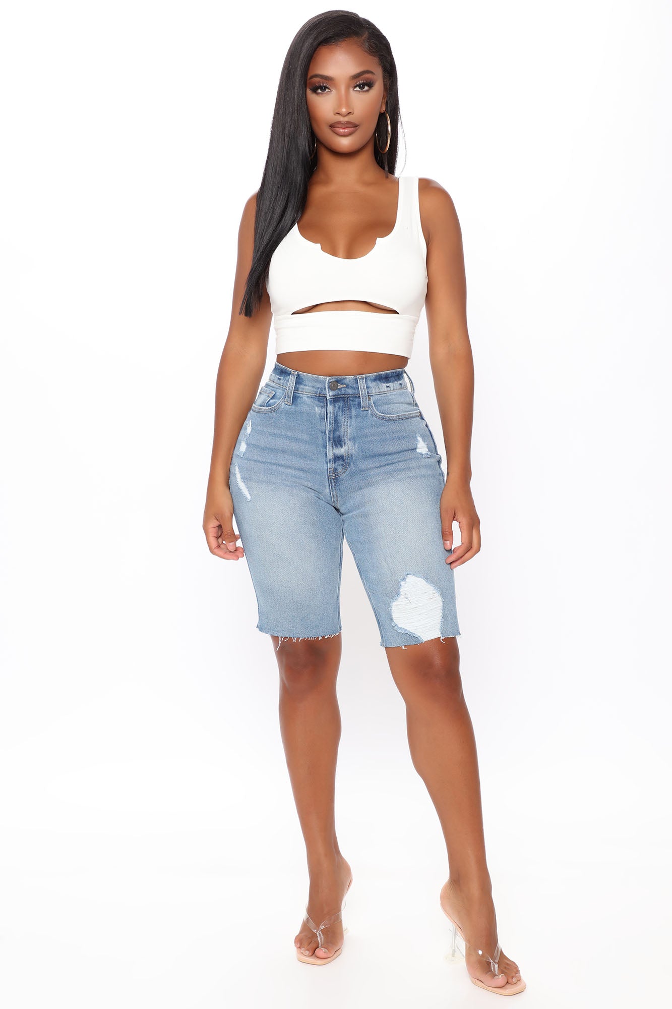 Biker outlet shorts jeans