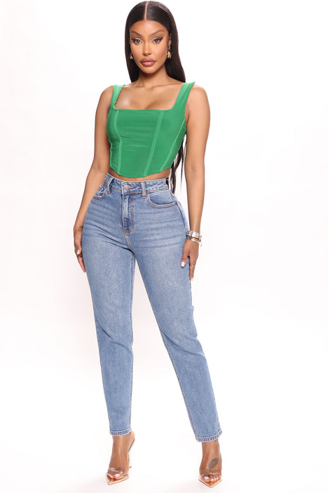 High waisted best sale slim leg jeans