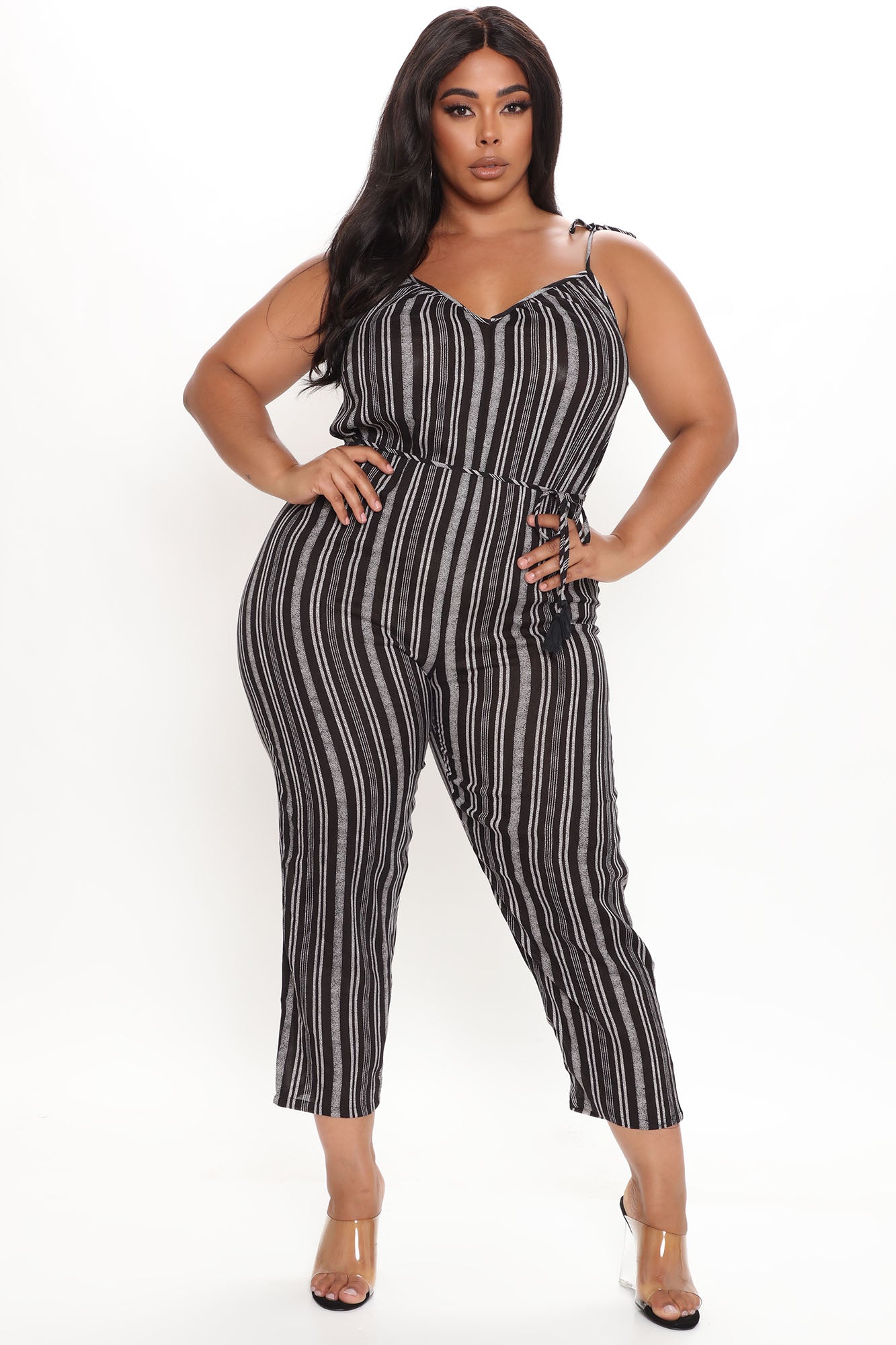 Dotted line jumpsuit fashion 2025 nova