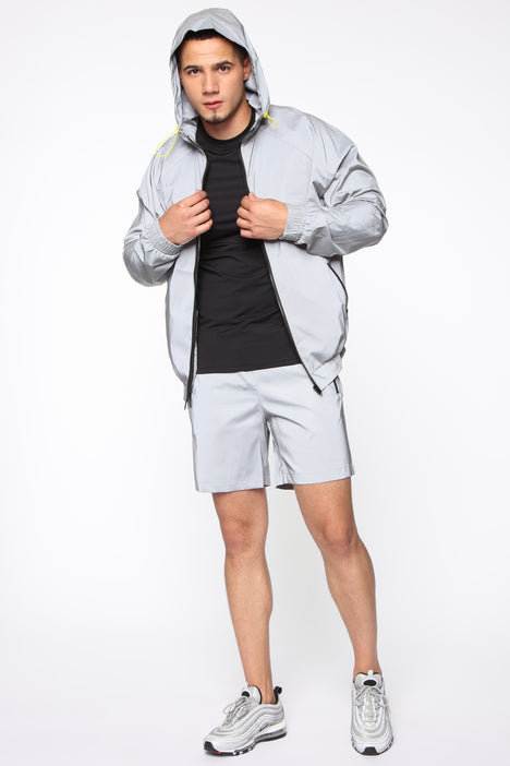 Fashion nova reflective jacket store