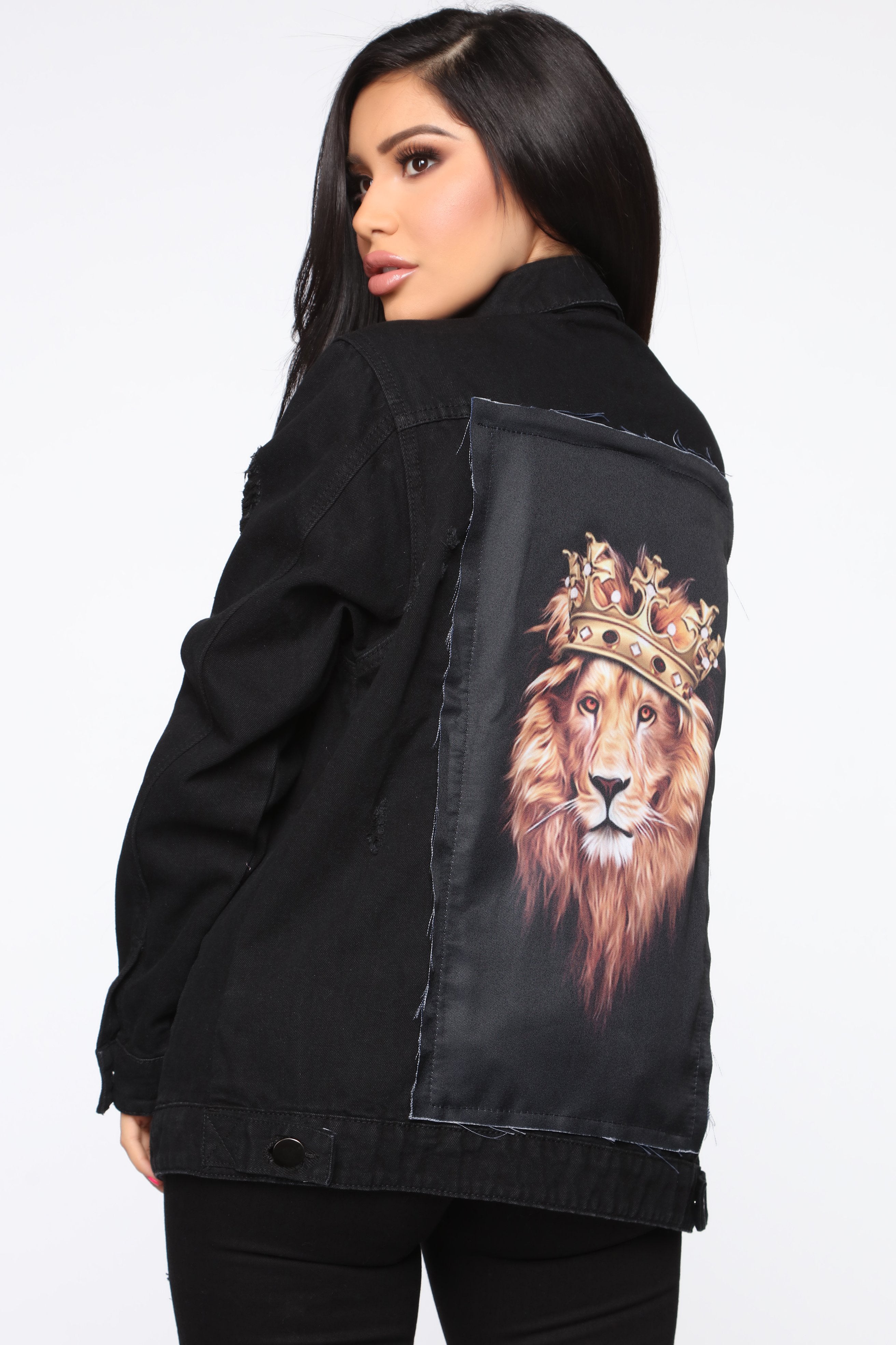 Her Majesty Denim Jacket Black Fashion Nova Jackets Coats