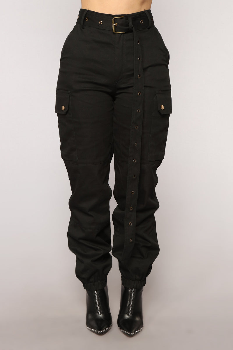 Cargo Chic Pants - Black | Fashion Nova, Pants | Fashion Nova