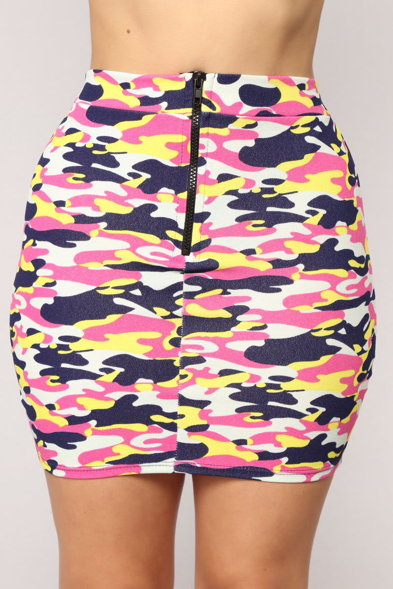 Jordan Camo Skirt - Pink | Fashion Nova, Skirts | Fashion Nova
