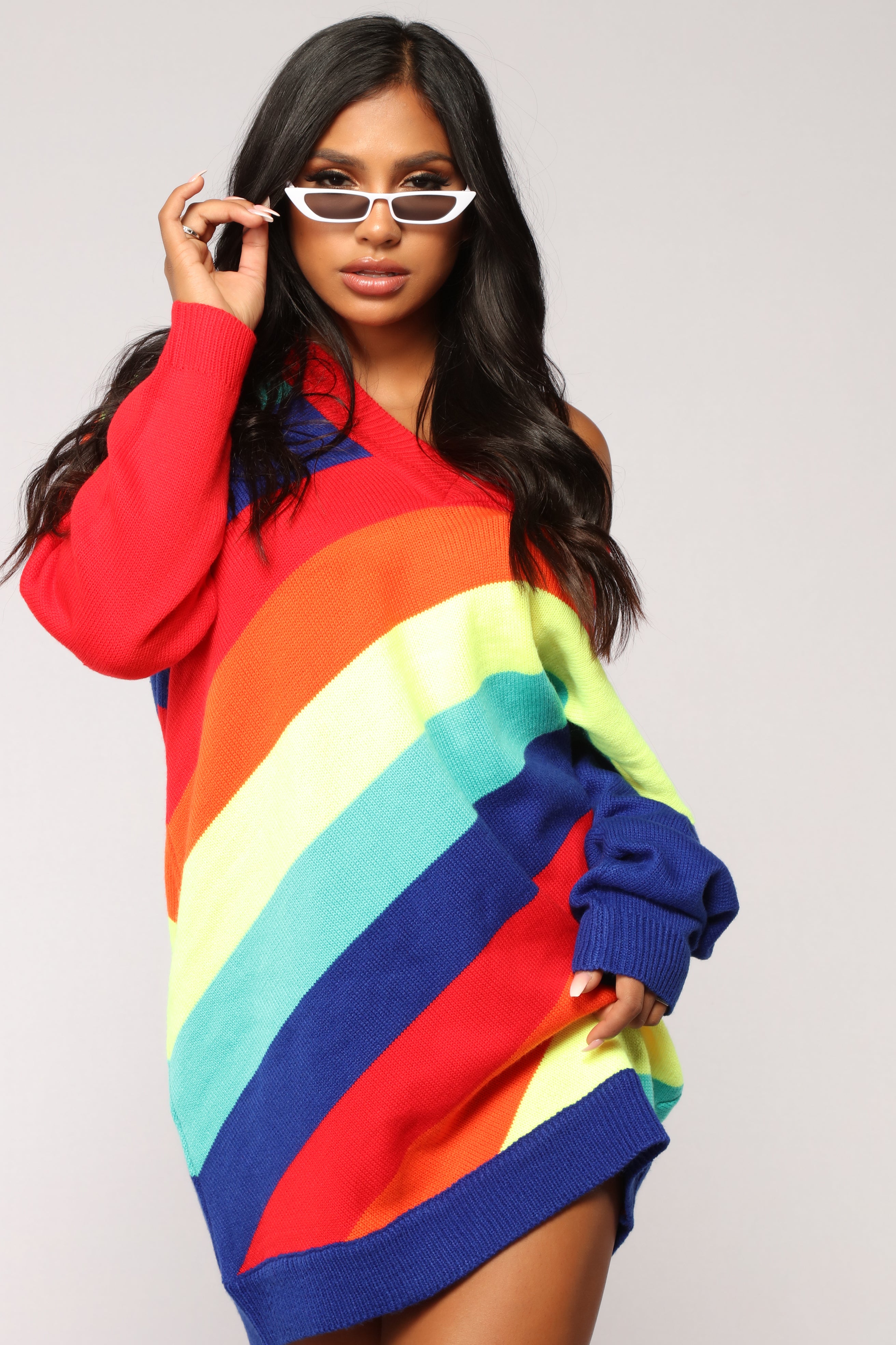 Fashion nova clearance oversized sweater dress