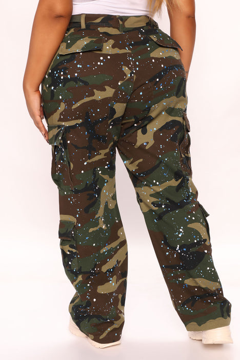 W Concept Stigma 23 Camouflage Cargo Pants