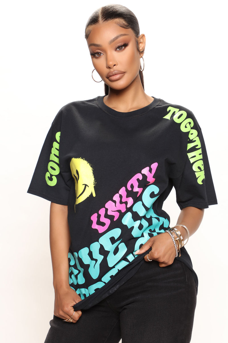 Unity Glow In The Dark Top - Black | Fashion Nova, Screens Tops and ...