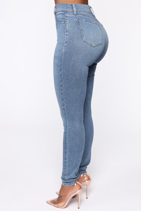 Jeans Jeans Game Fashion Skinny | Fashion Rise Nova Flex High Light Nova, Super Wash - Strong |