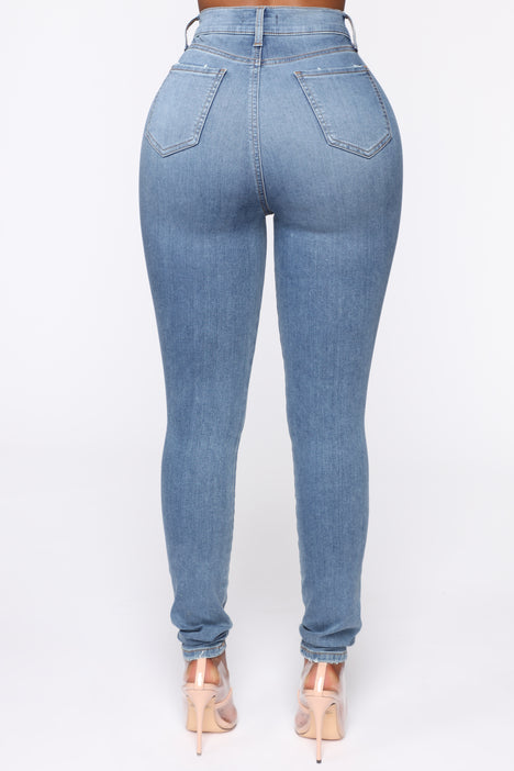 Flex Game Strong Super | Wash | Jeans Nova, Nova High Fashion Rise Jeans - Fashion Skinny Light