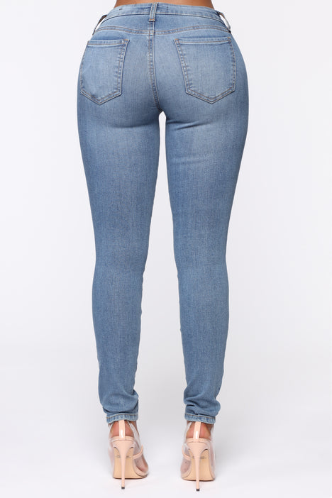 Fashion nova blue jeans top