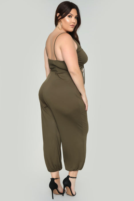 Easy Breeze Jumpsuit Olive