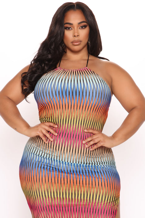 Fashion nova long dresses plus size online