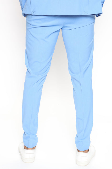 The Modern Stretch Slim Trouser - Blue