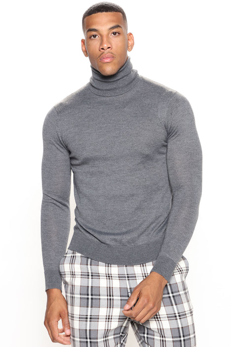 Charcoal grey cheap turtleneck