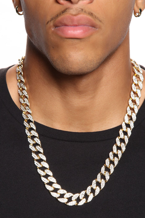 24 Big Gold Chain Necklace Gold
