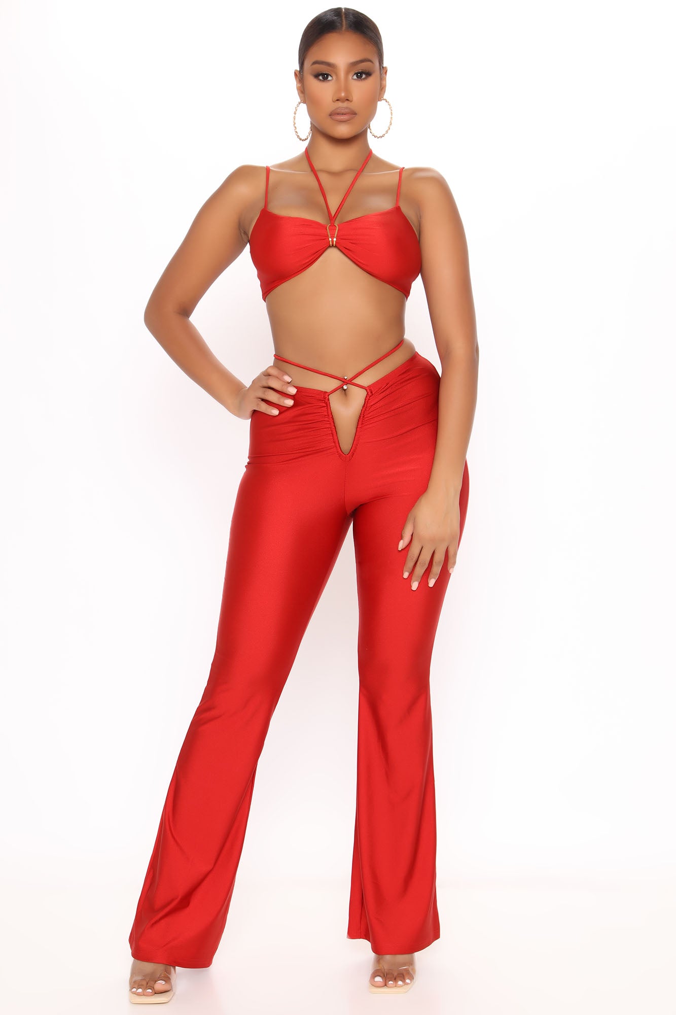 Be My Baby Pant Set Burgundy Fashion Nova Matching Sets