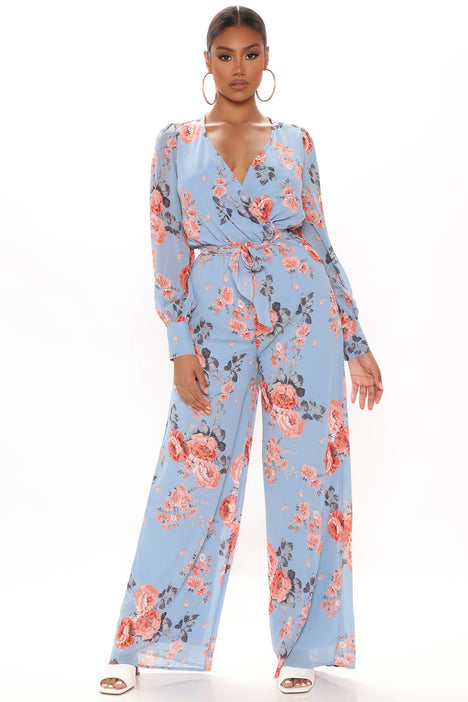 Floral jumpsuit fashion on sale nova