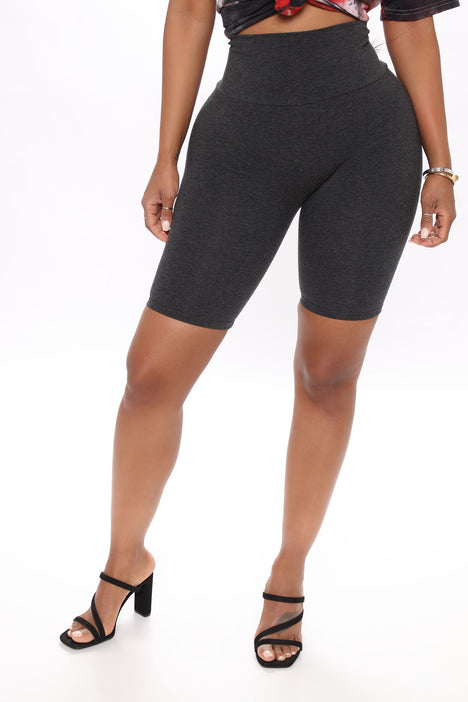 My Favorite Biker Short Charcoal