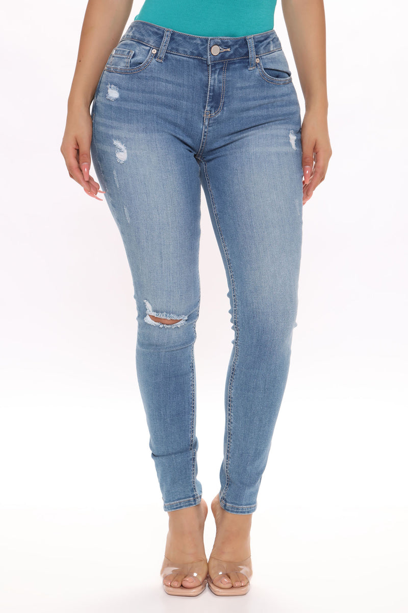 Work Zip Out Mid Rise Ankle Jeans - Light Blue Wash | Fashion Nova ...
