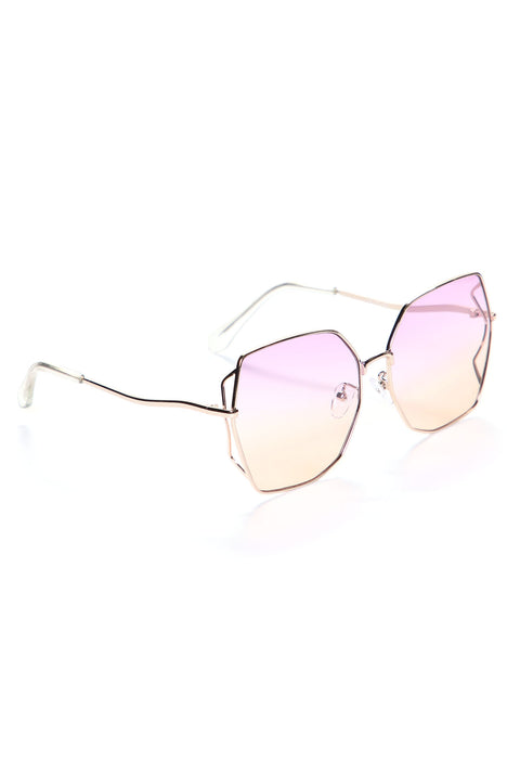 Nova, Fashion Sunglasses Vibin | Sunglasses - | Purple/combo Just Fashion Nova