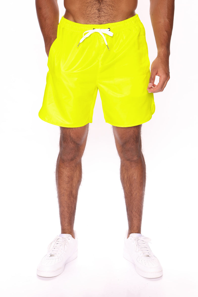 If You Know Swim Trunks - Neon Yellow | Fashion Nova, Mens Swim ...