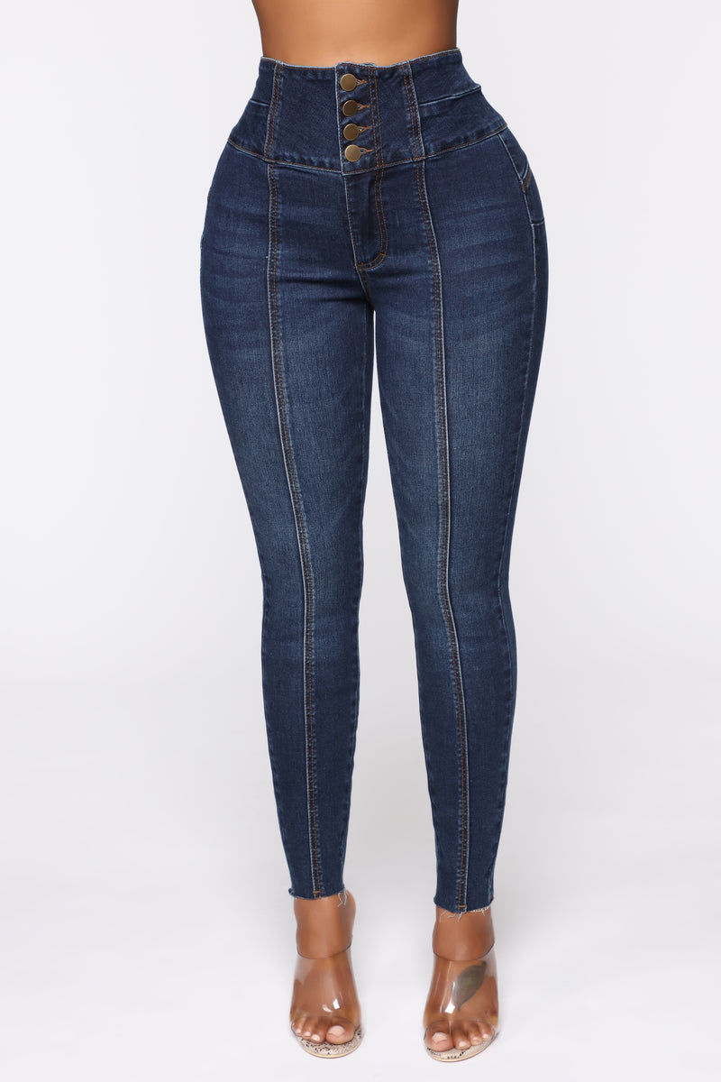 Butt 4 Me Skinny Jeans - Dark Denim | Fashion Nova, Jeans | Fashion Nova