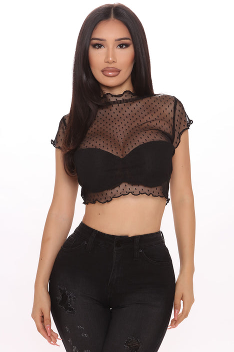Fashion nova sheer top best sale