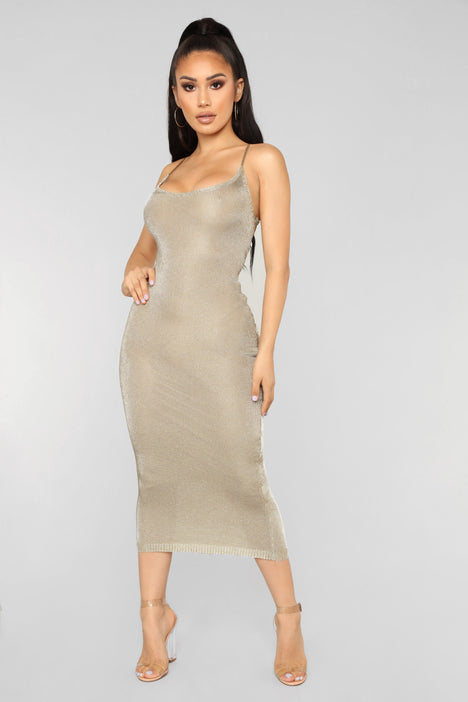 VIP Invite Dress Gold