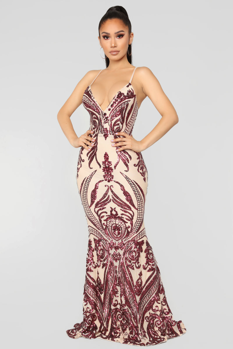 Queen Of Love Dress - Wine | Fashion Nova, Dresses | Fashion Nova