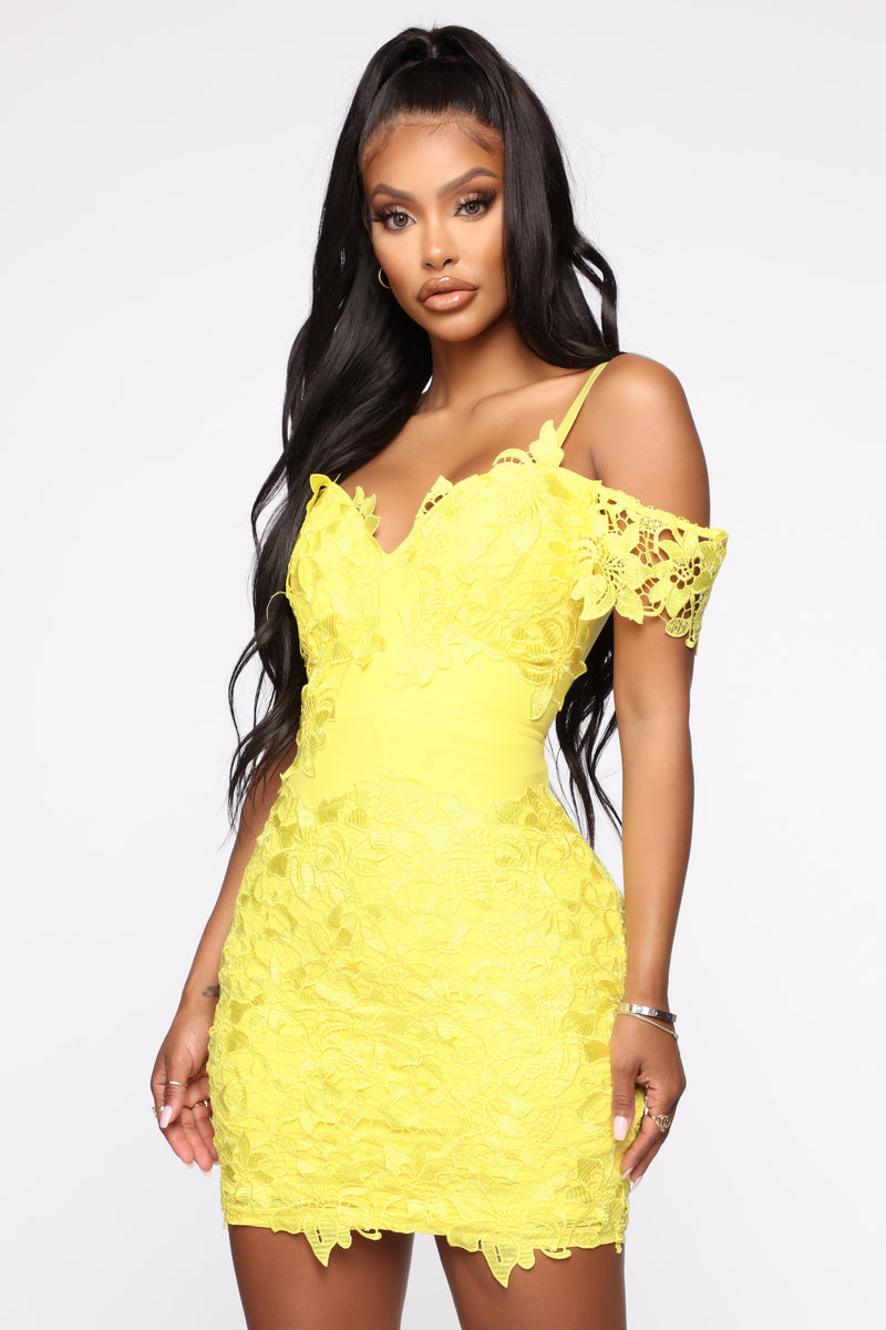 Change Your Mind Crochet Mini Dress - Yellow | Fashion Nova, Dresses ...