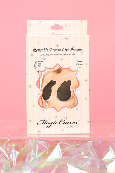 Bunny Boost Lifting Nipple Cover Pasties - Nude
