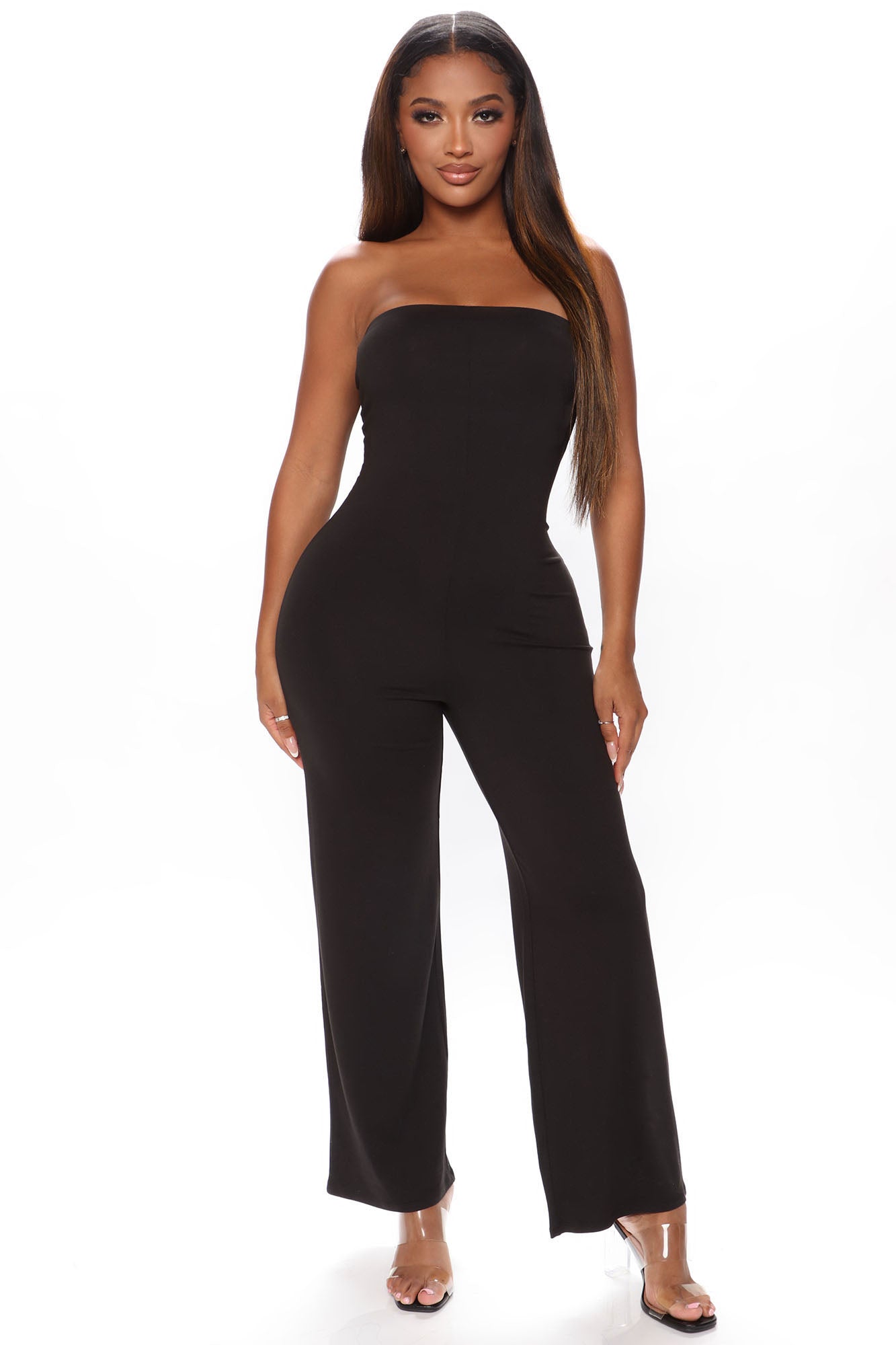 Petite Lex Jumpsuit - Black, Fashion Nova, Jumpsuits