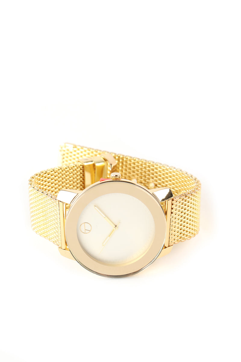 On The Wire Watch Gold Fashion Nova, Mens Jewelry Fashion Nova