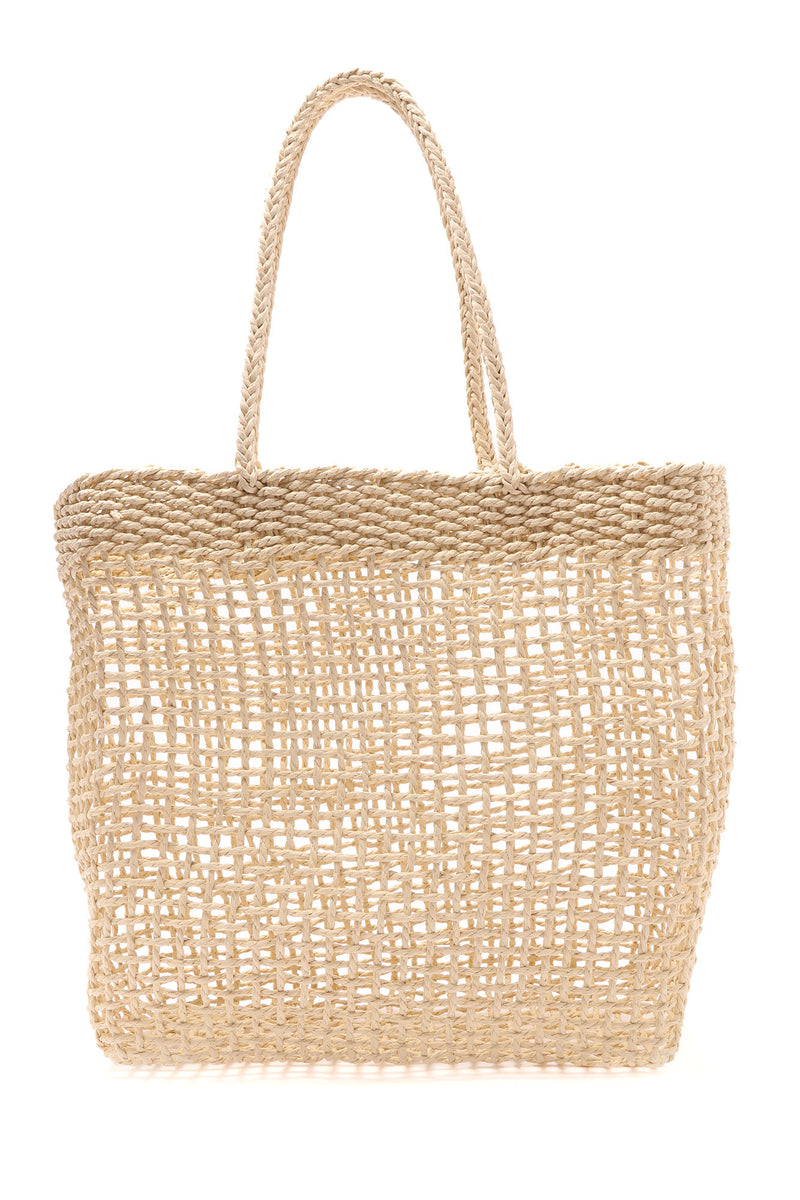 Lay In The Sand Tote Bag - Ivory | Fashion Nova, Handbags | Fashion Nova